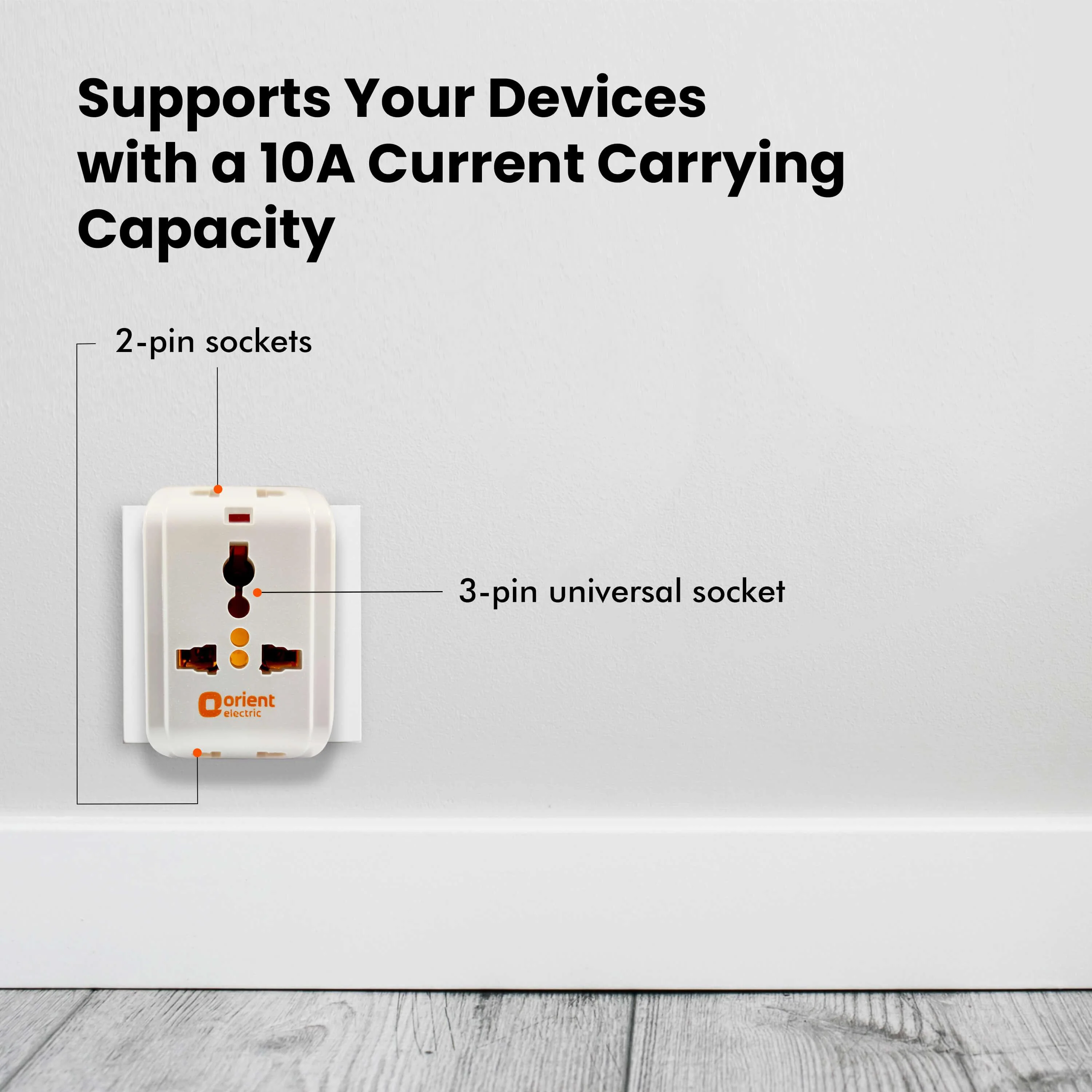 10 Amp Multi Plug Adaptor (Socket) - Image 2