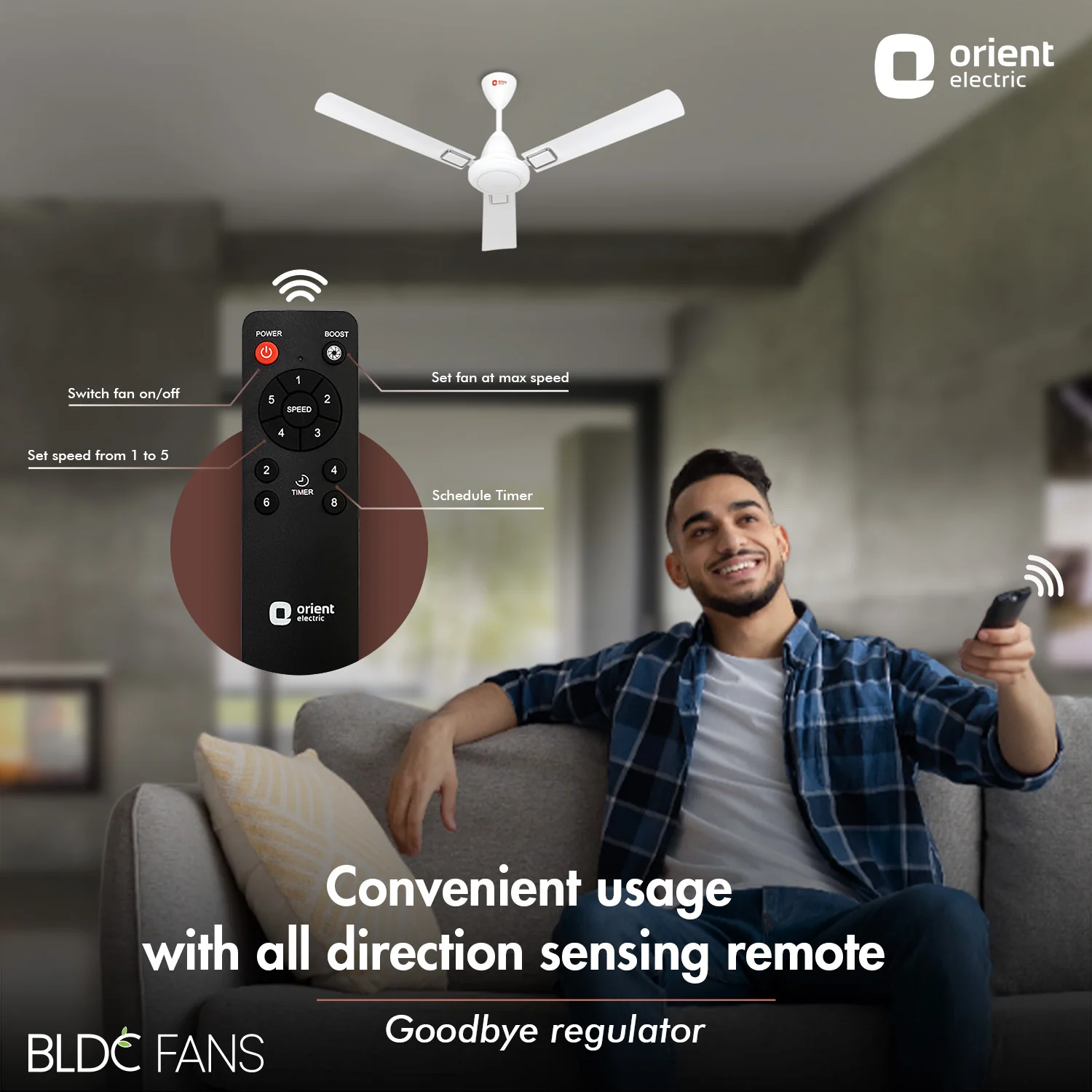 I-Falcon Deco BLDC Ceiling Fan - Image 13