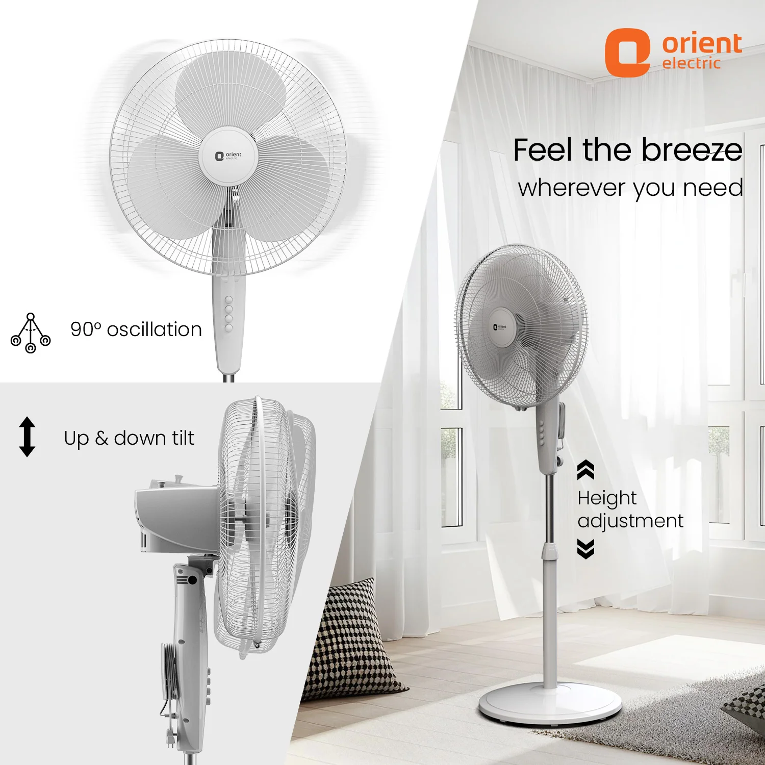 400MM Stand 31 Neo Stand Fan - Image 5