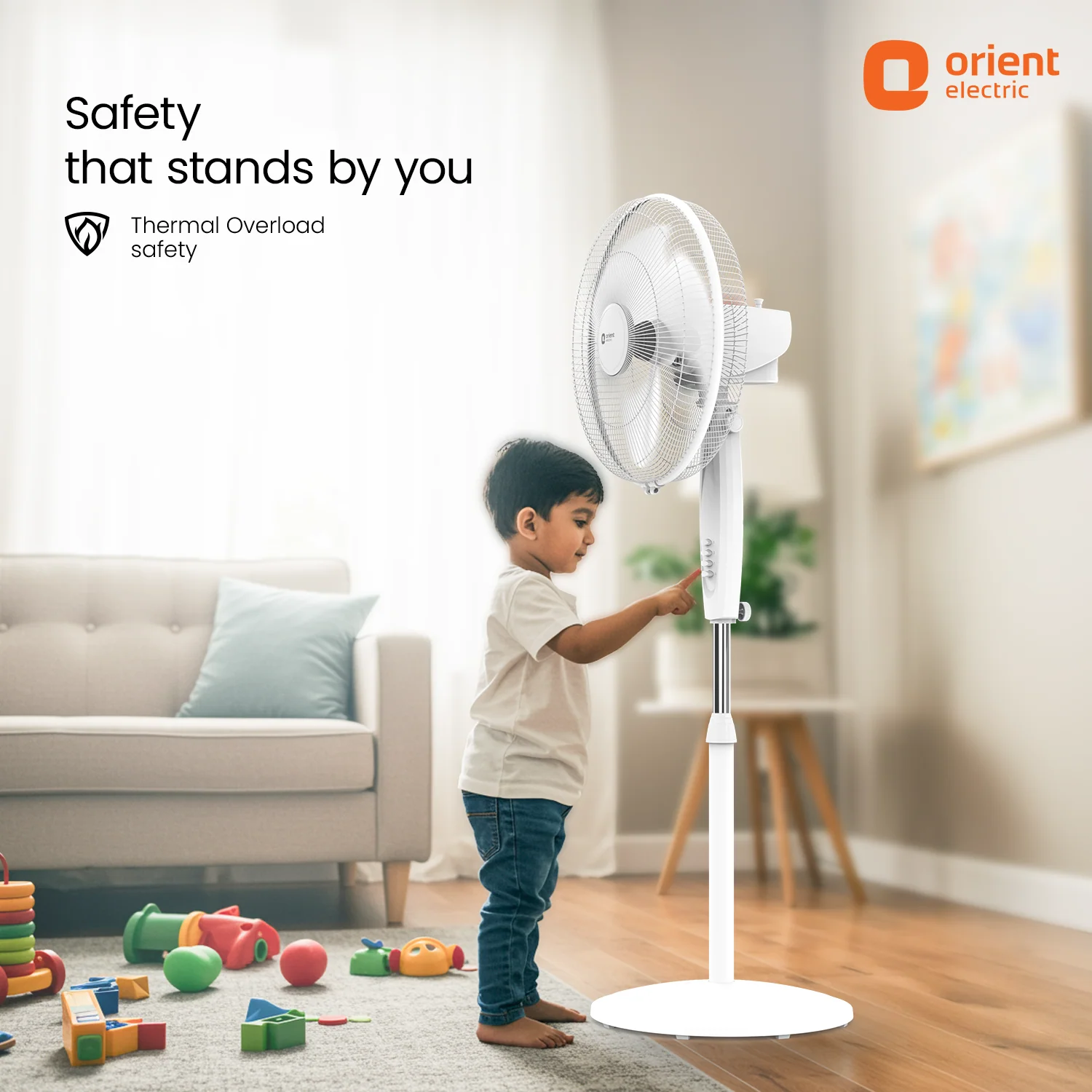 400MM Stand 37 Neo High Speed Pedestal Fan - Image 10