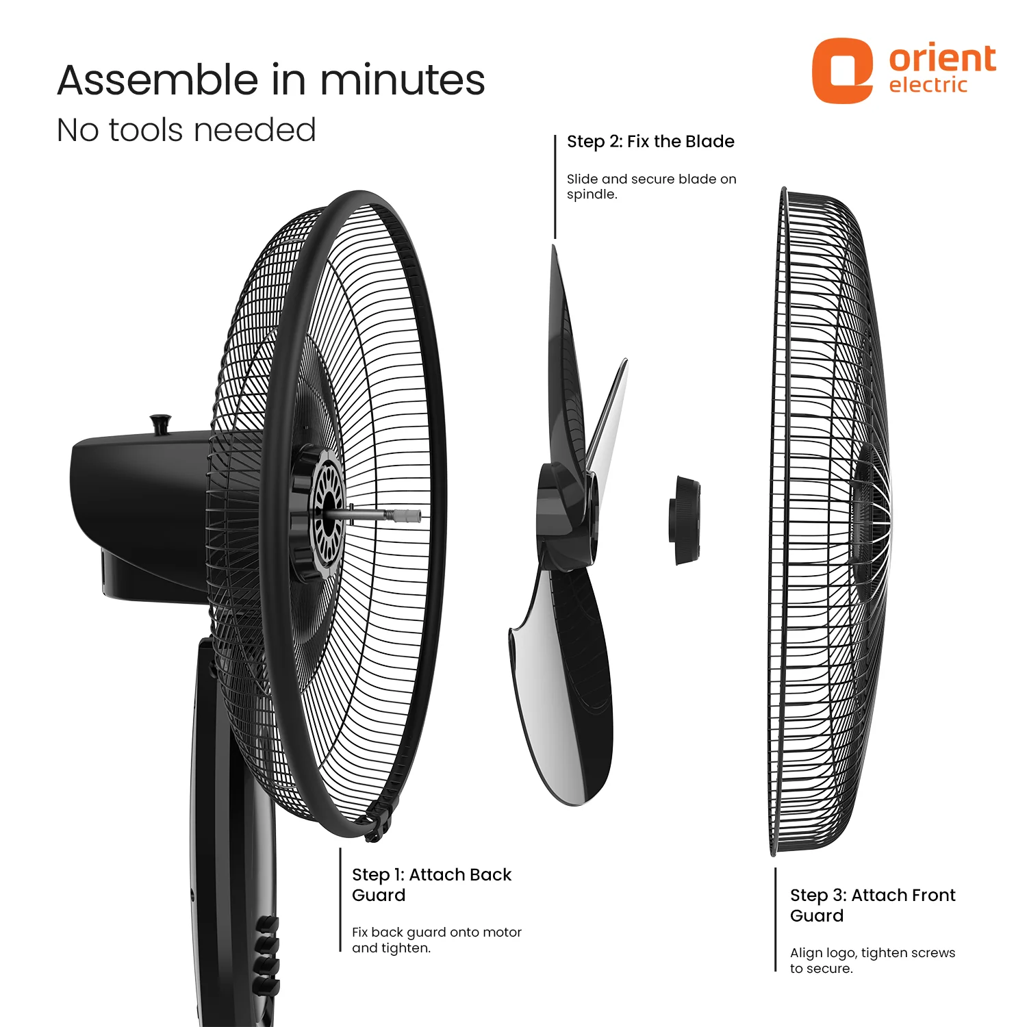 400MM Stand 37 Neo High Speed Pedestal Fan - Image 17