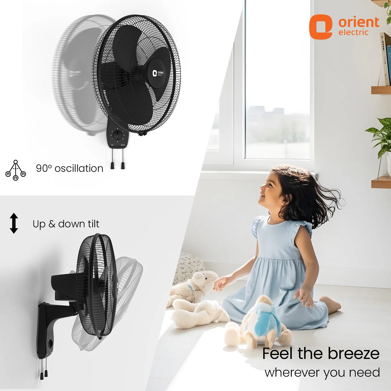 400MM Wall 47 3-in-1 High Speed Wall Fan | Ideal for Large Area | - Image 25