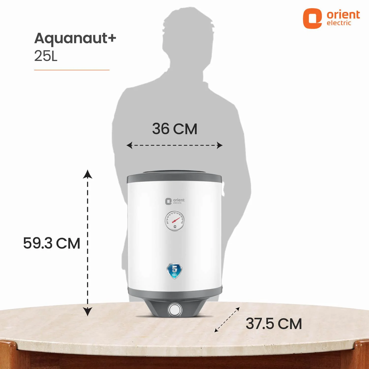 Aquanaut Water Heater (Geyser) | 5-Star Rated | Free Installation | Temperature Indicator | High-Rise Compatible - Image 25