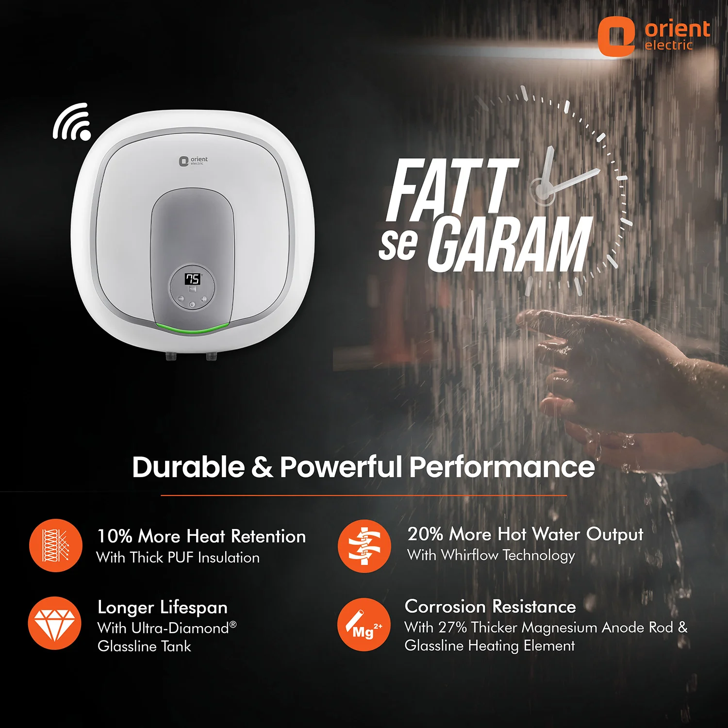Aquator IoT 5 Star Water heater (Geyser), Suitable for High-rise Buildings | 7 year Tank Warranty | Free Installation and Connecting Pipes | Geyser with Temperature Control - Image 10