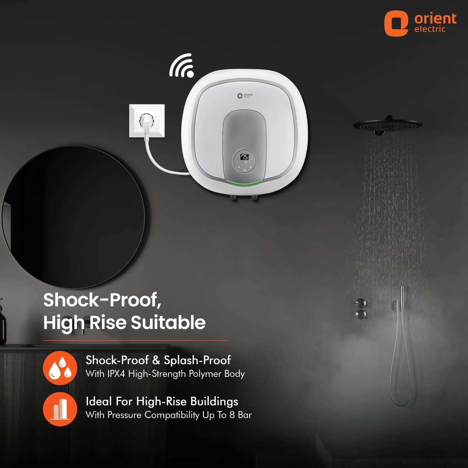 Aquator IoT 5 Star Water heater (Geyser), Suitable for High-rise Buildings | 7 year Tank Warranty | Free Installation and Connecting Pipes | Geyser with Temperature Control - Image 3