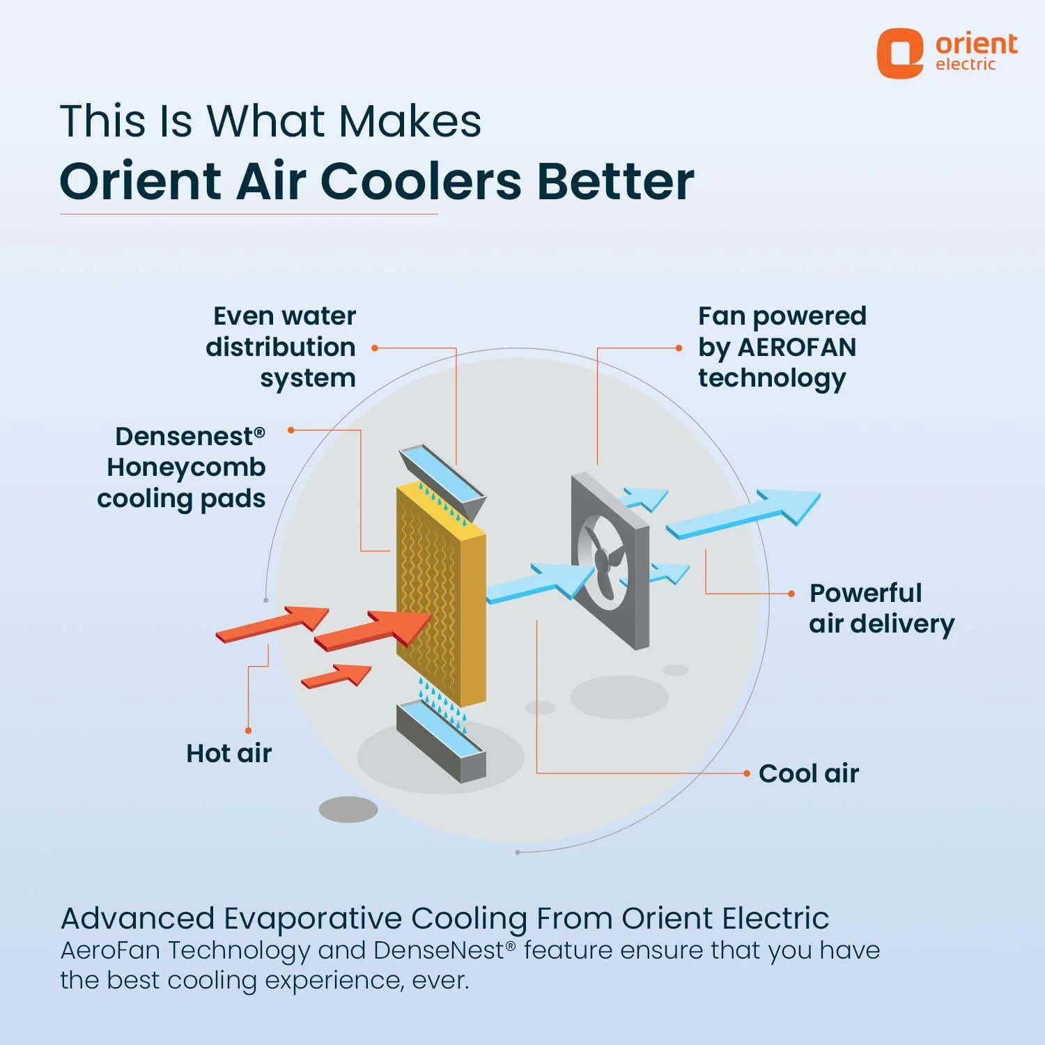 Avante Desert Air Cooler with Honeycomb Pads - Image 16