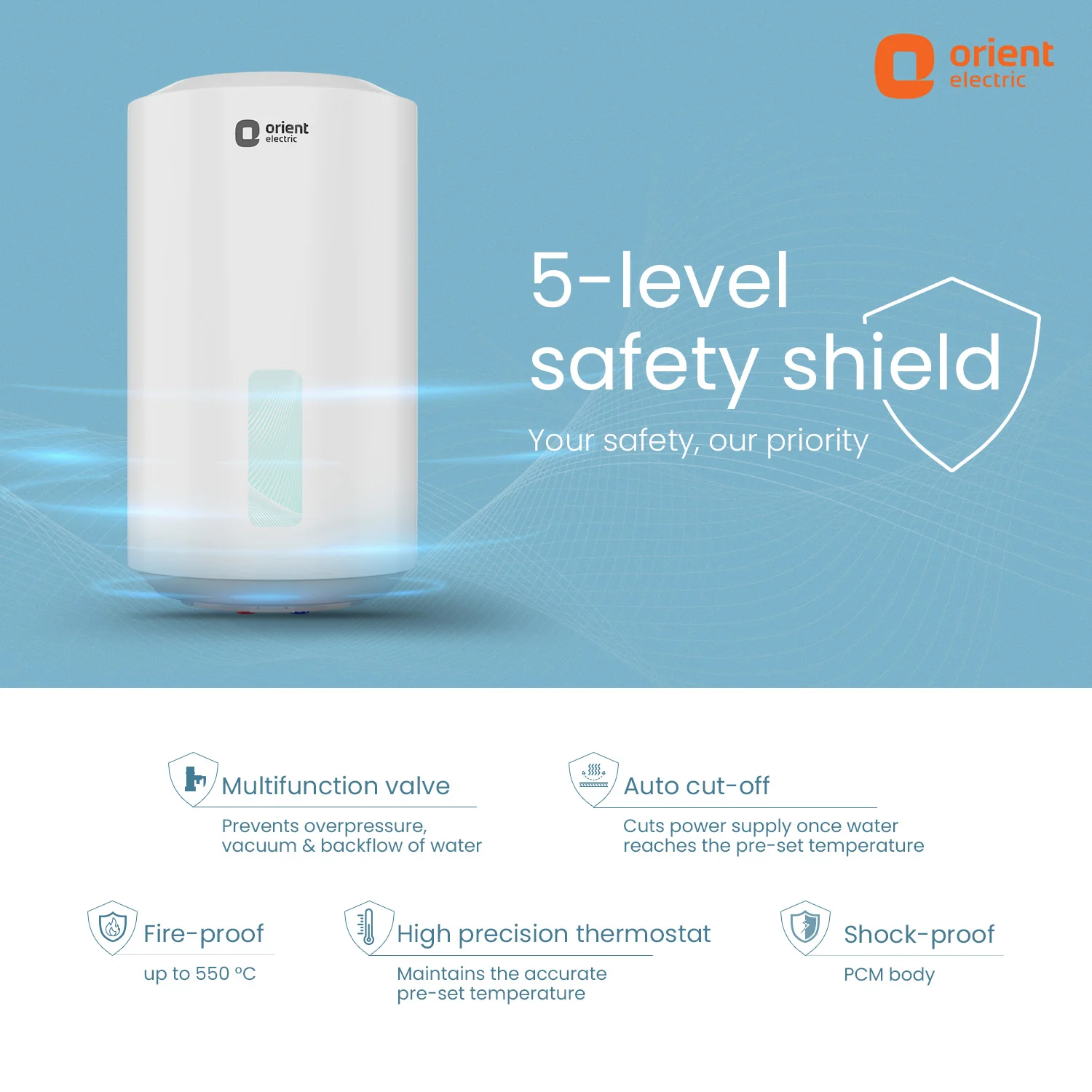 Cronos Pro Polymer Storage Water Heater (Geyser) - Image 17