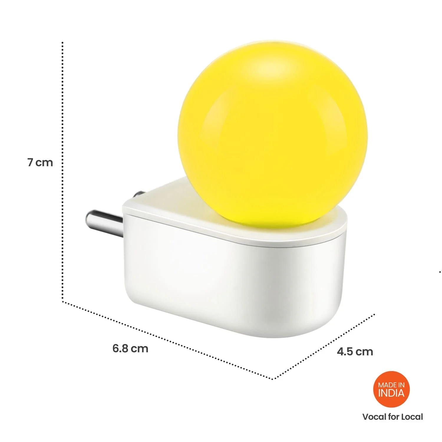Deco Plug n Play LED 0.5W Night Lamp | 2 Pin Socket Easy Plug In | Glare-free Brightness - Image 24
