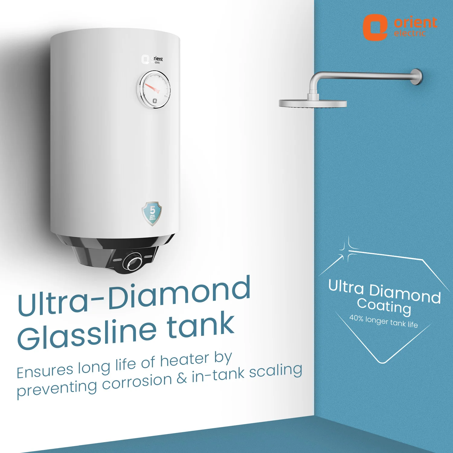 Enamour Classic Neo 5 Star Rated Glassline Tank Storage Water Heater (Geyser) - Image 5