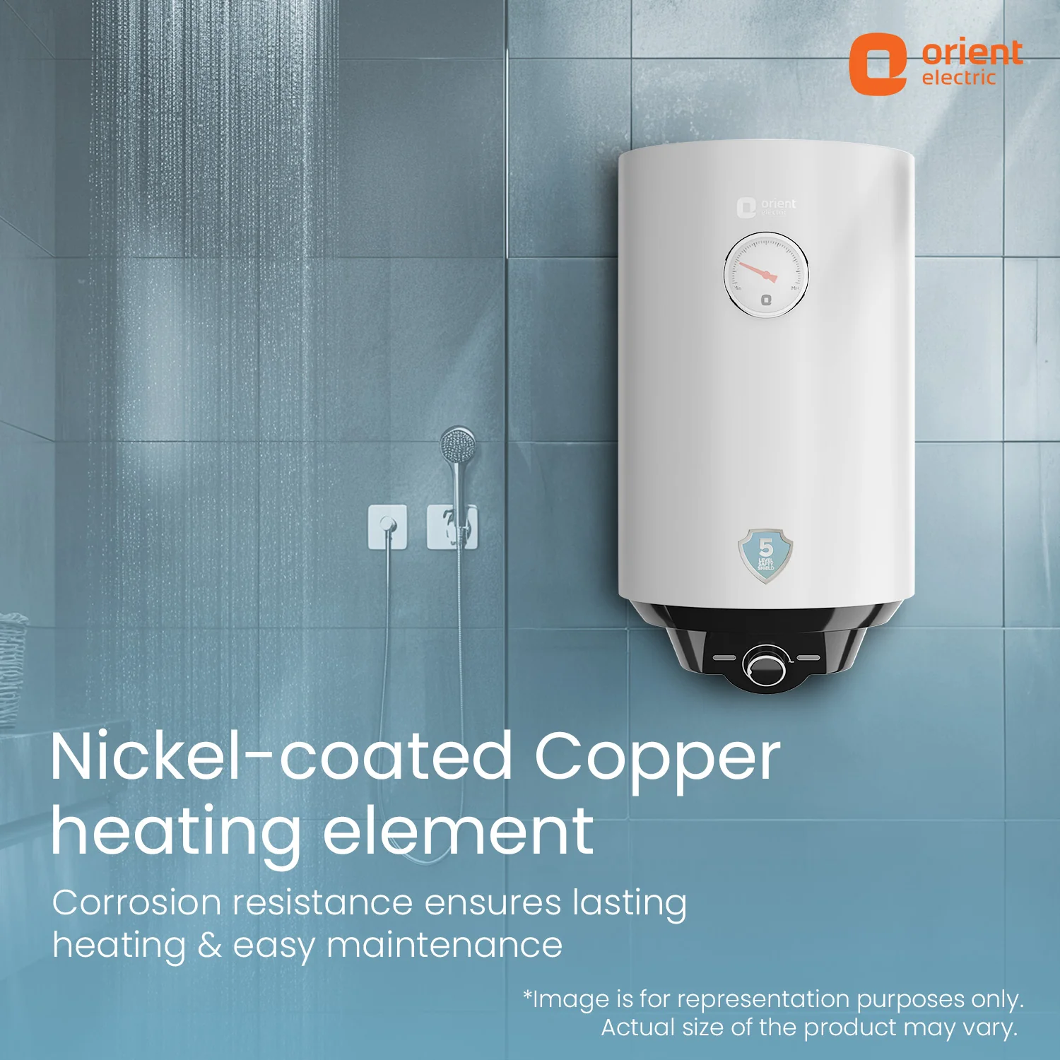 Enamour Classic Neo 5 Star Rated Glassline Tank Storage Water Heater (Geyser) - Image 7
