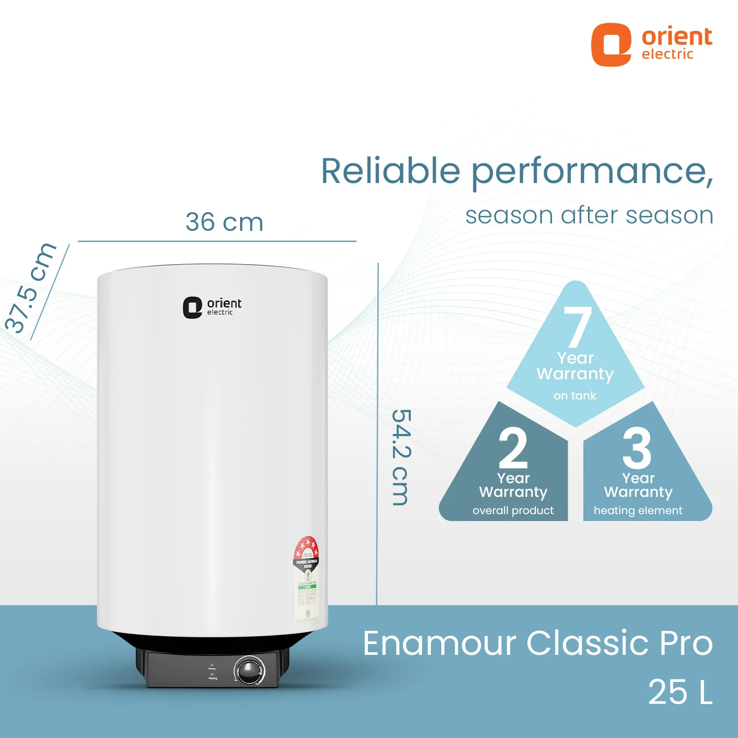 Enamour Classic Pro 5 Star Rated Polymer Storage Water Heater (Geyser) | Vertical Geyser - Image 25