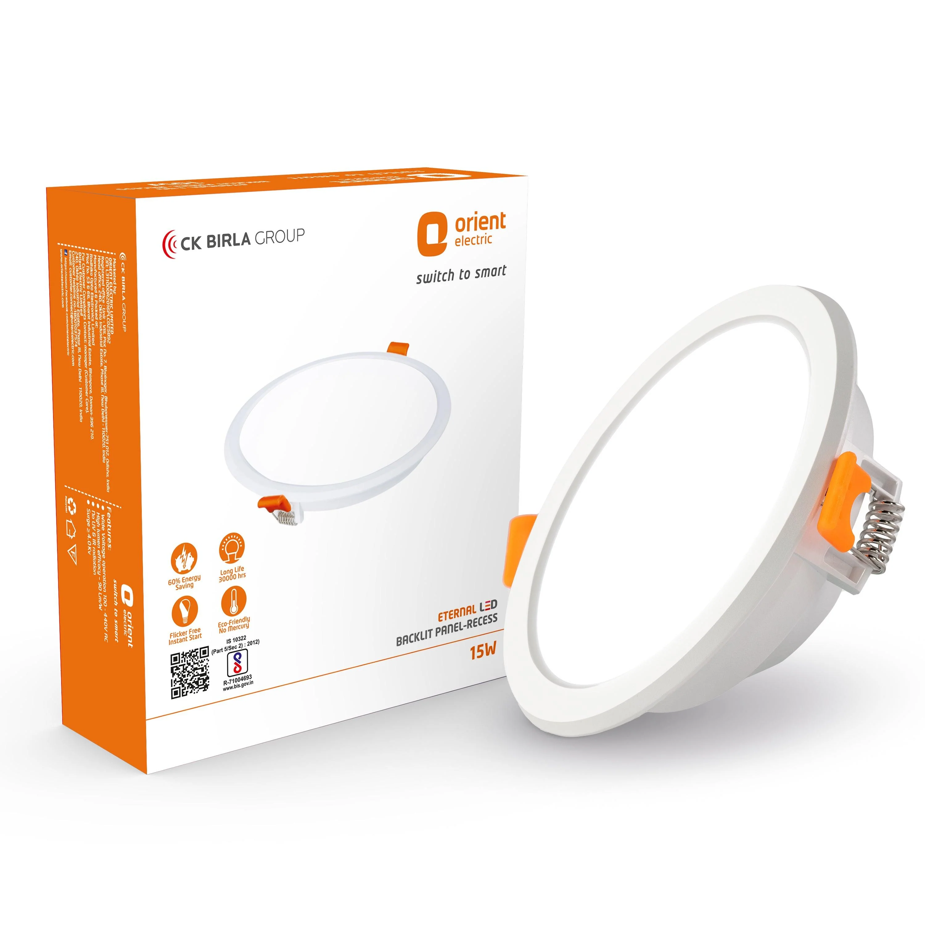 Eternal Backlit LED Recess Panel Round - Image 9
