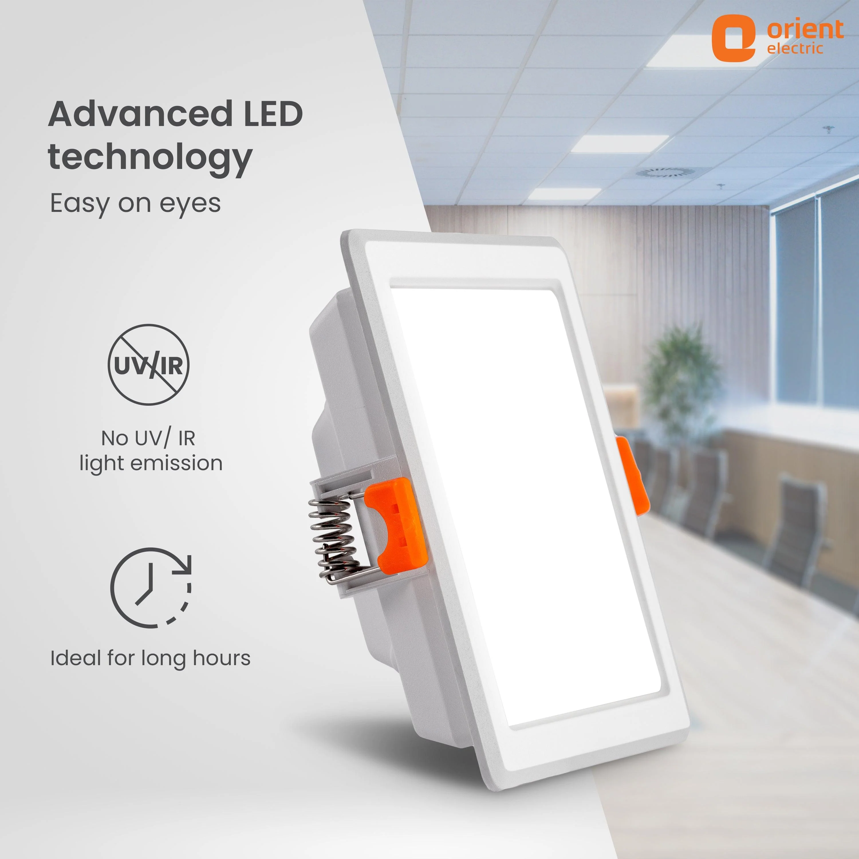 Eternal Backlit LED Recess Panel Square Light - Image 3