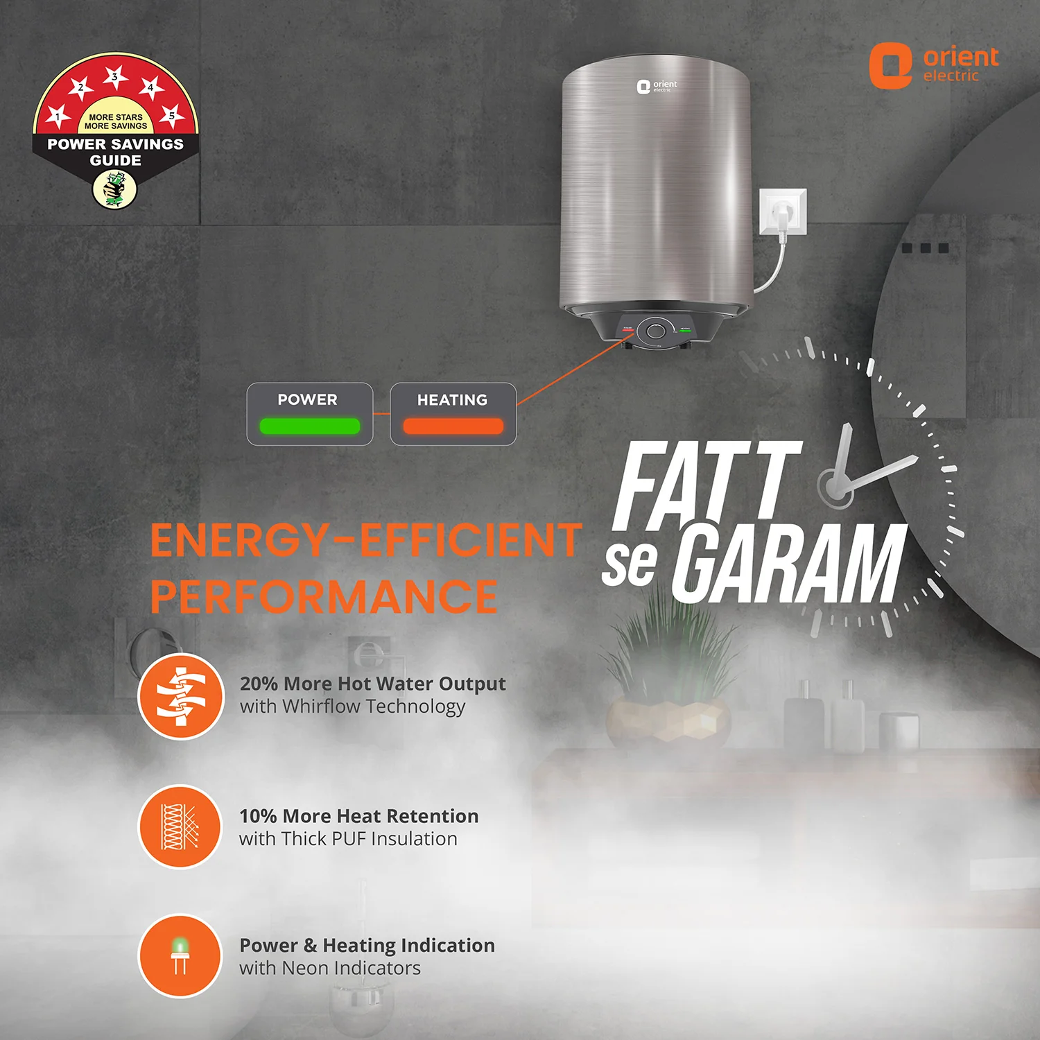 Evapro PC 5-Star Water Heater (Geyser) | Glassline Coated Tank | Suitable for High-rise Buildings | Free Installation - Image 14
