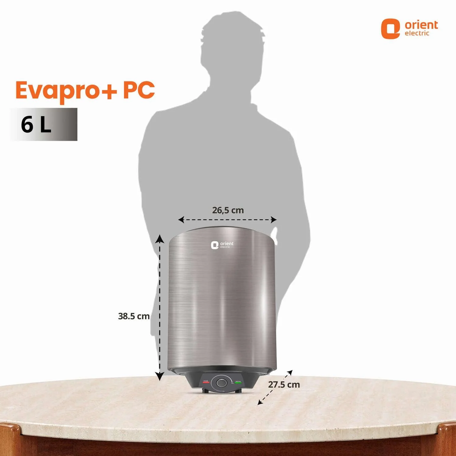 Evapro PC 5-Star Water Heater (Geyser) | Glassline Coated Tank | Suitable for High-rise Buildings | Free Installation - Image 5