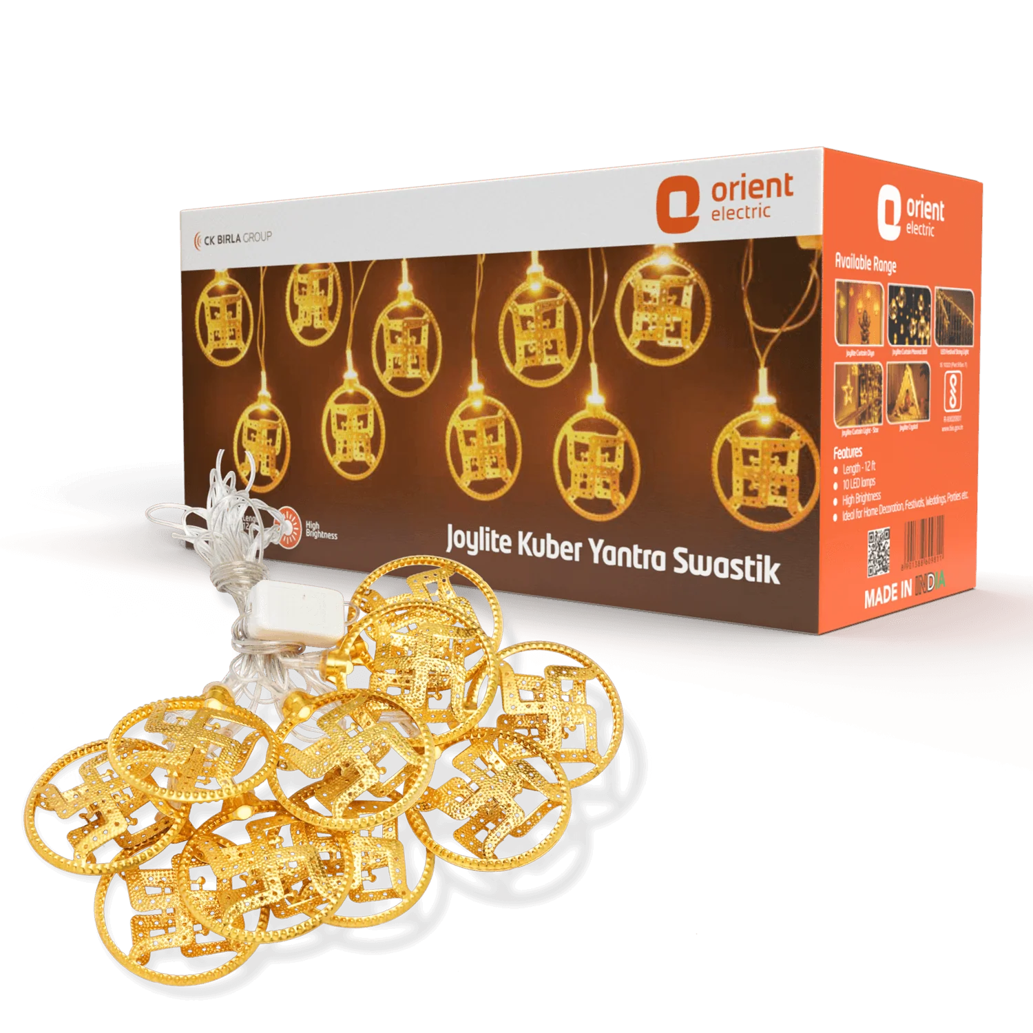 Joylite Kuber Yantra Swastik Curtain Light