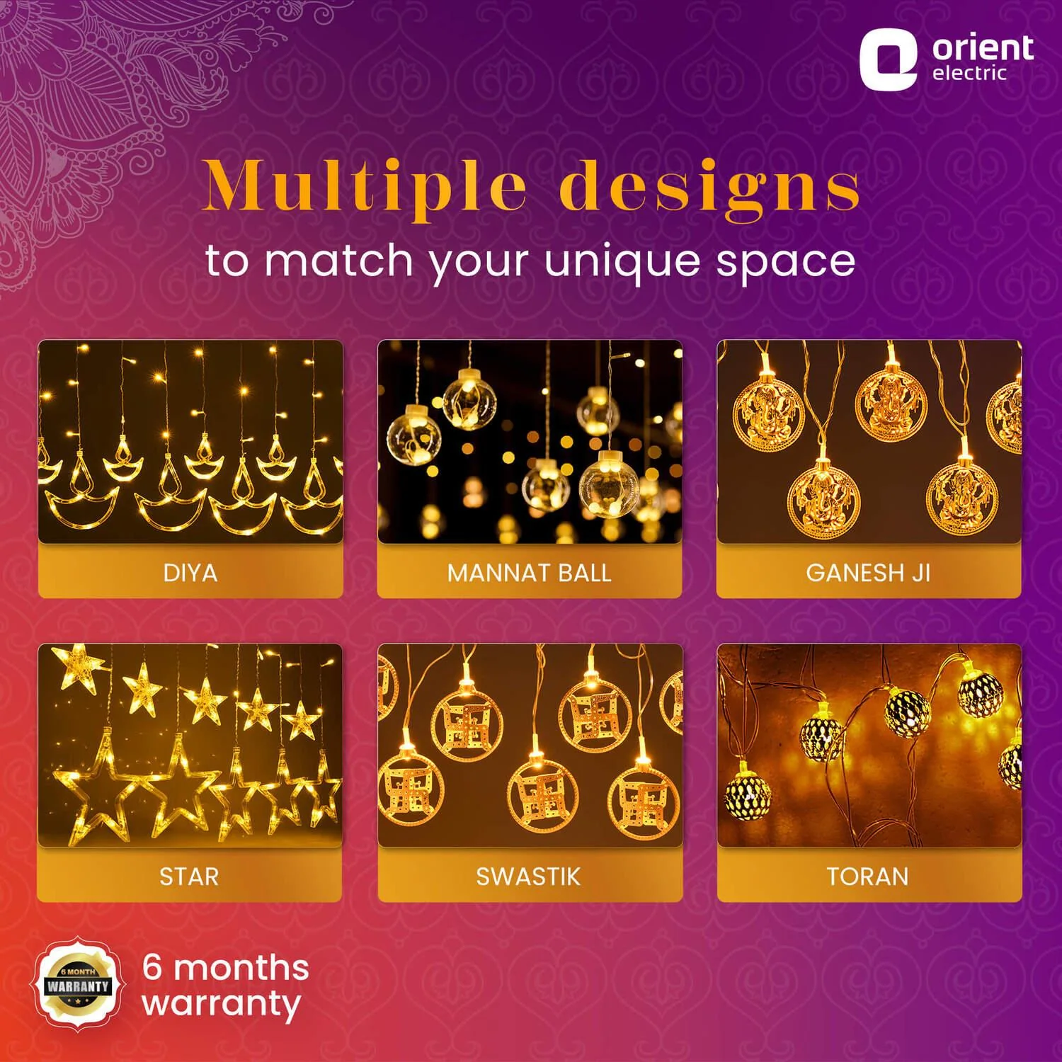 Joylite Kuber Yantra Swastik Curtain Light - Image 5