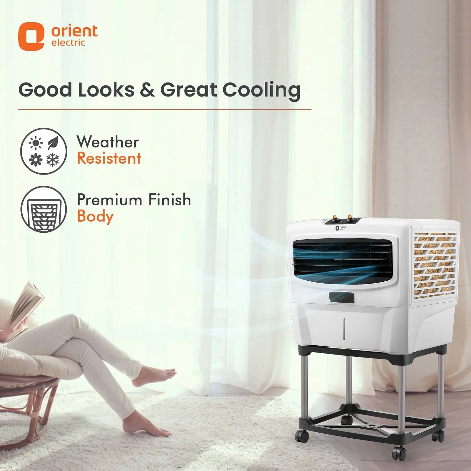 Magicool+ Window 55L Window Air Cooler with Powerful Air Delivery - Image 12