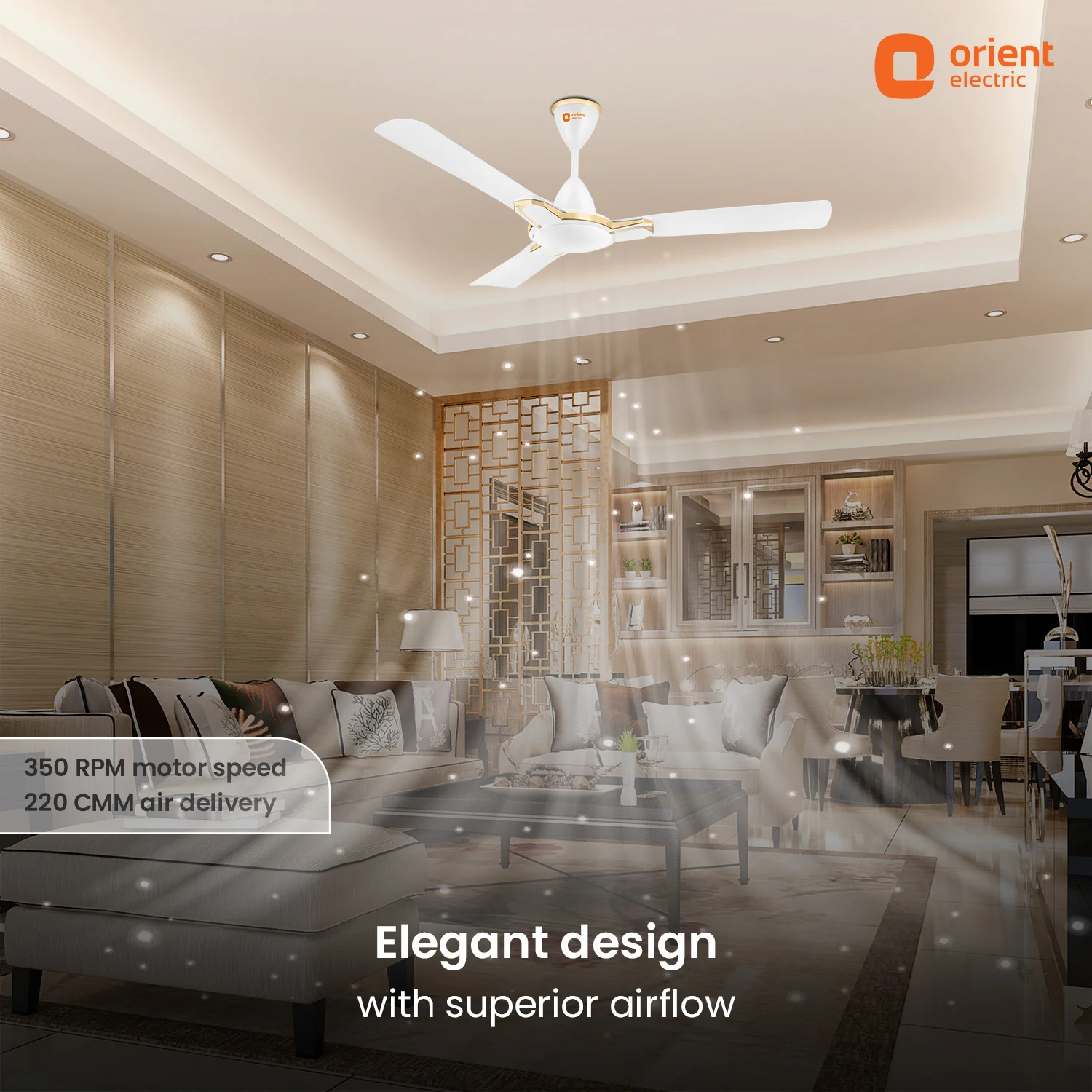 Mozart Minimalist Designer Ceiling Fan - Image 14