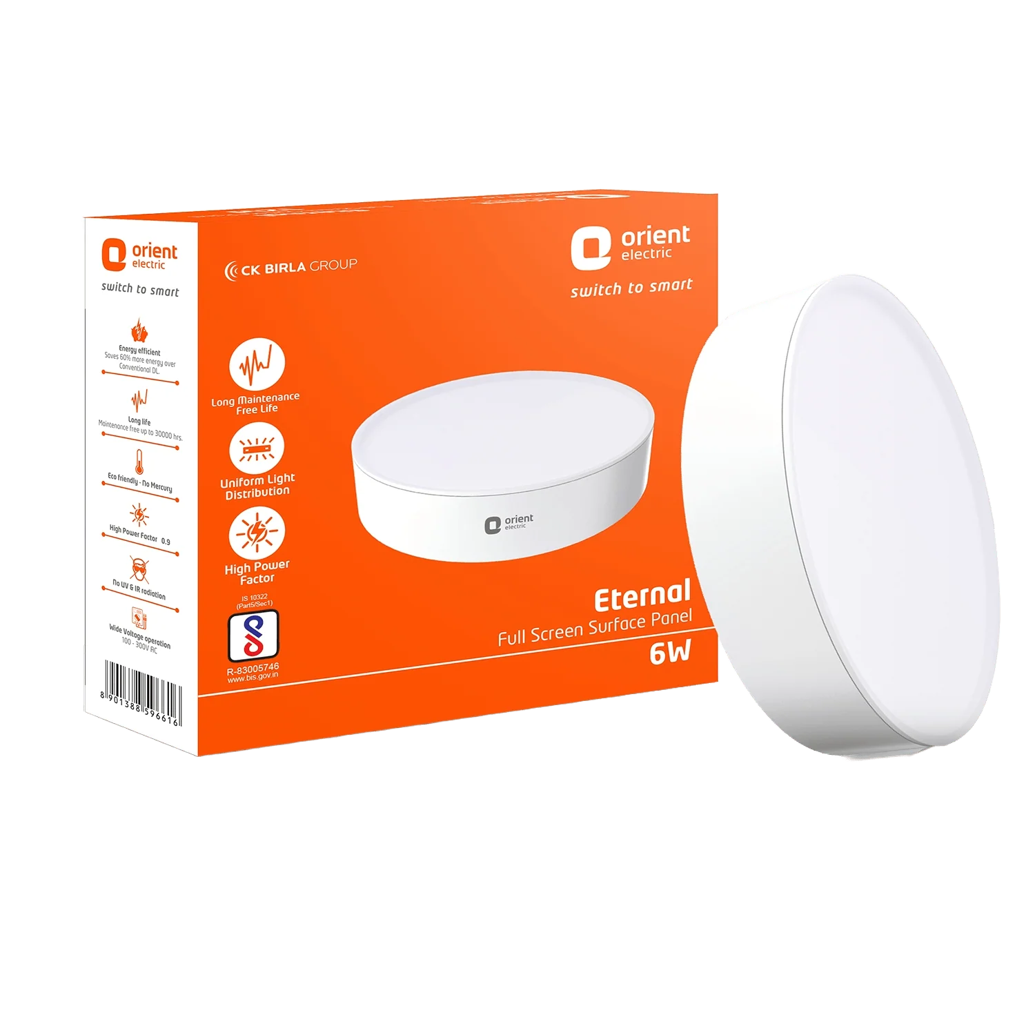 Rimless LED Surface Panel Light | Wide Voltage Operation | BIS Certified  - Image 3