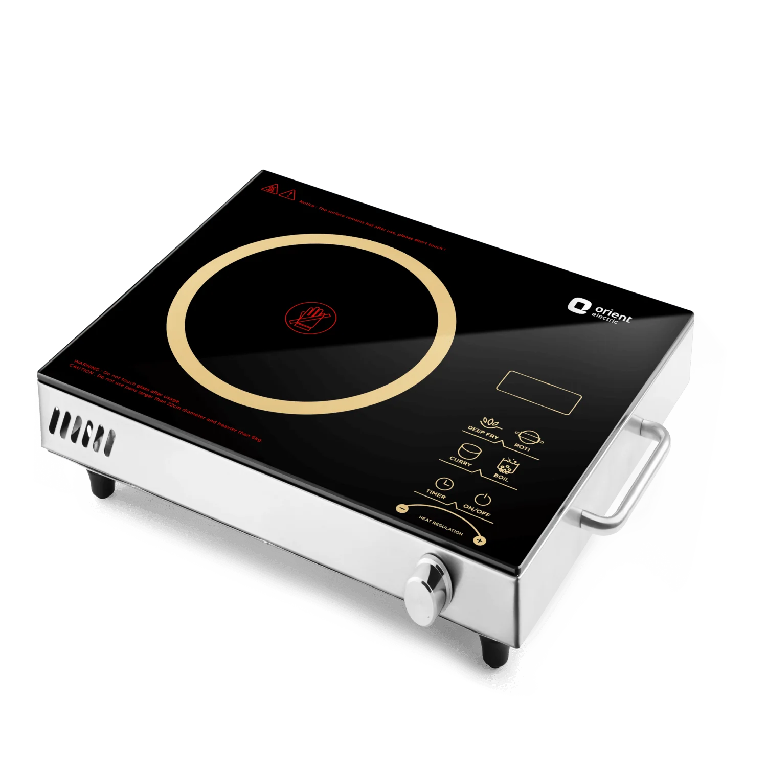 Sizzle Infrared Cooktop | 2200 Watt Induction Cooktop | All Metal Cookware | 1 Year Warranty - Image 3