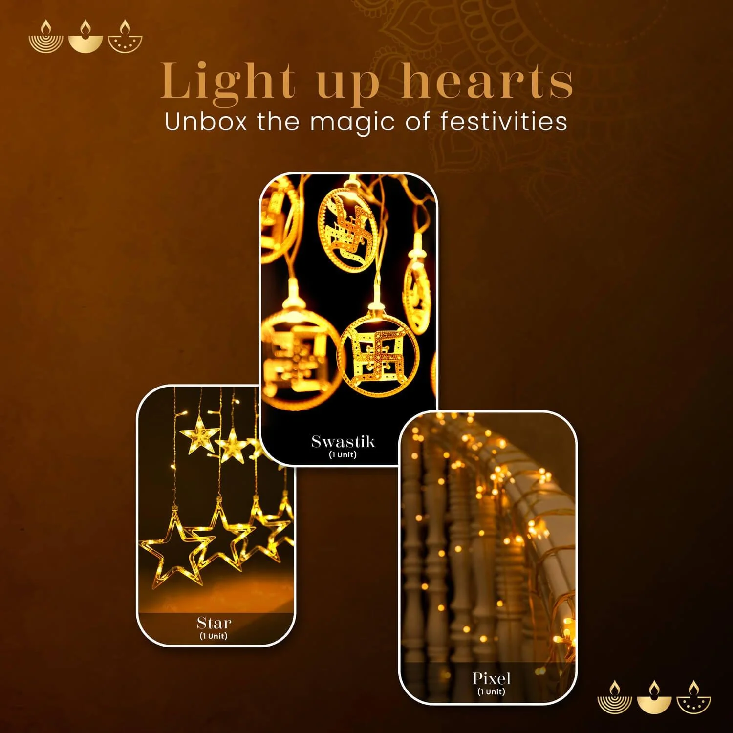 TEJAS Diwali Lights Gift Pack of 3 - Image 3