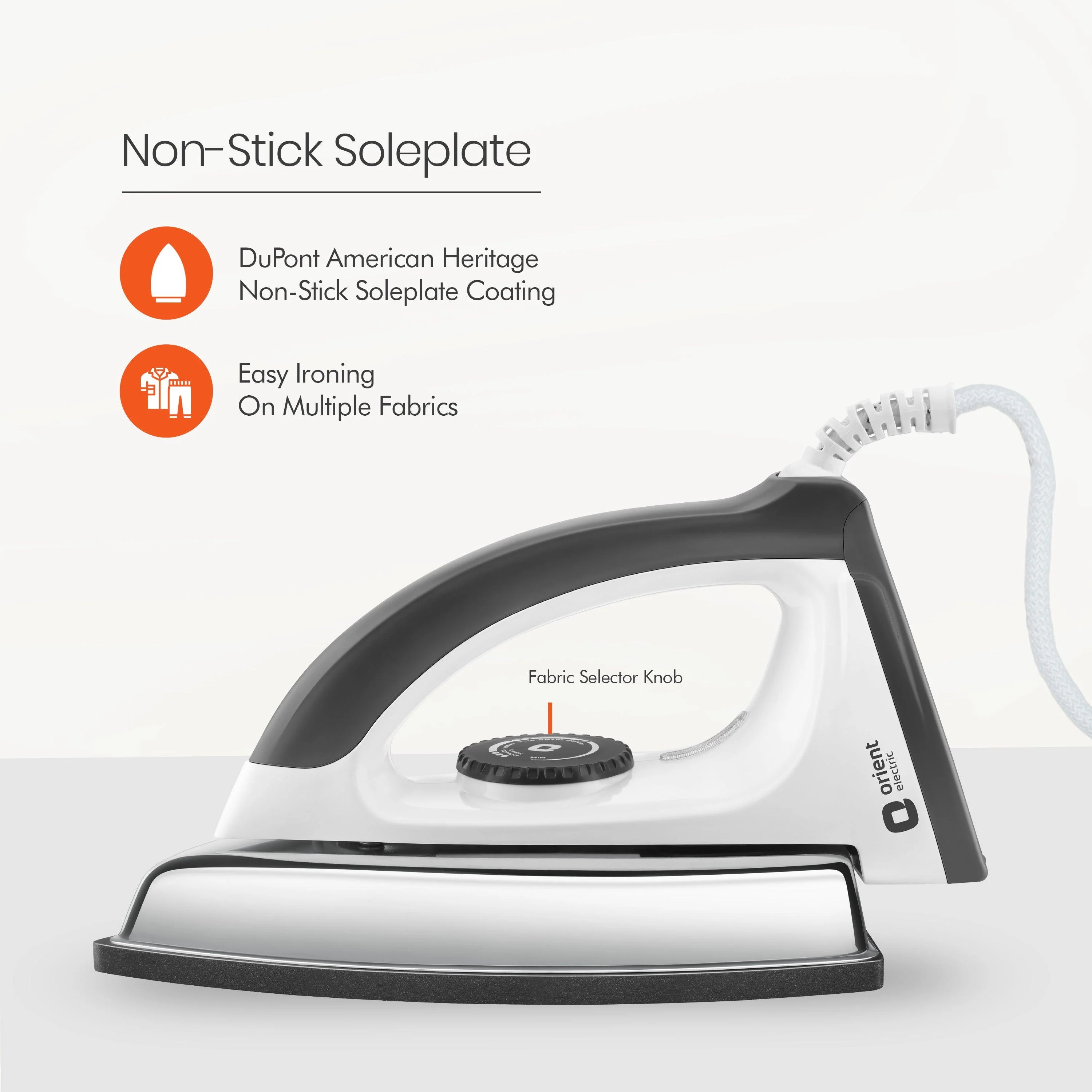 Ultimate Plus Non-stick Dry Iron - Image 3