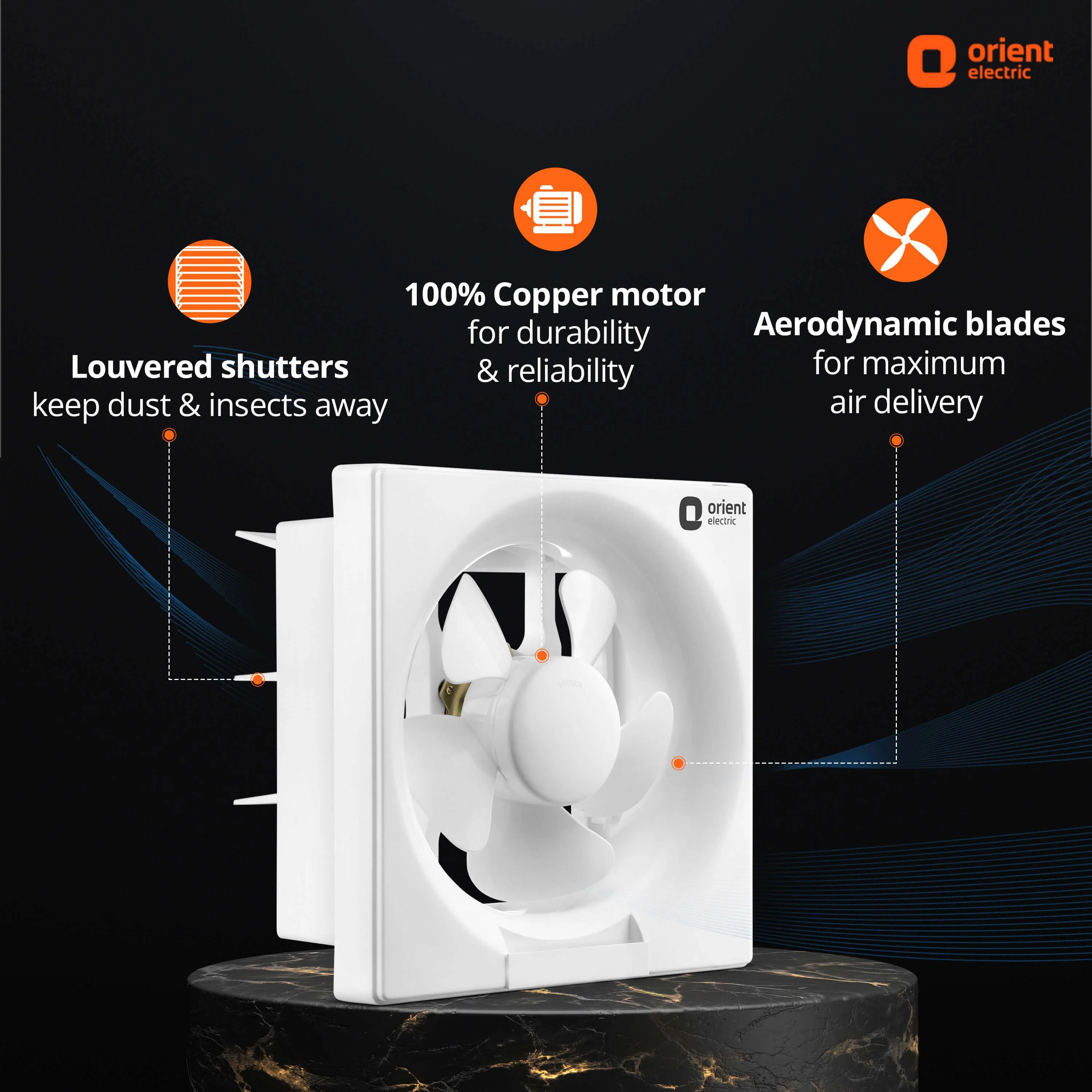 Ventilator DX 200mm (7.87 inch) High Speed Exhaust Fan for Kitchen - Image 3